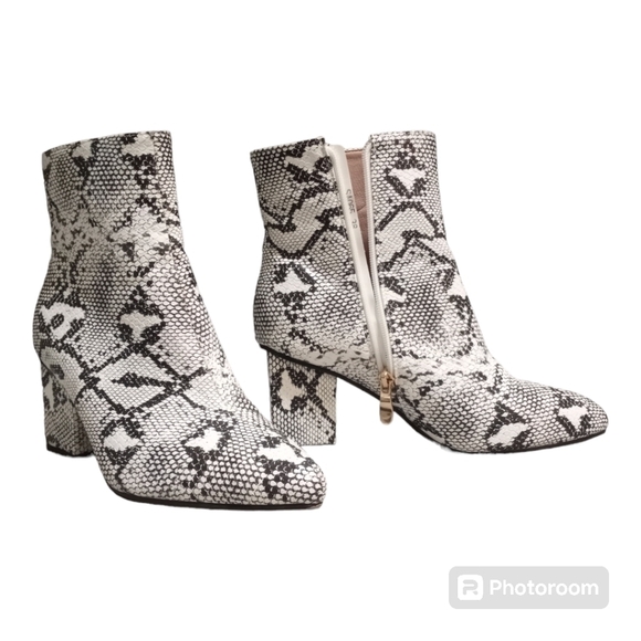WETKISS Women's Snakeskin Ankle Boots Size 7.5 - Picture 14 of 15
